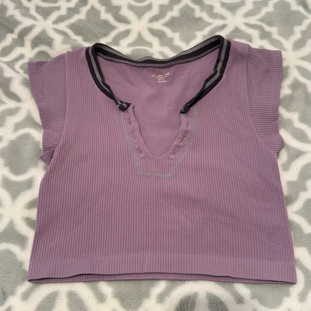 Urban Outfitters lilac out from under go for gold seamless top XS/S
